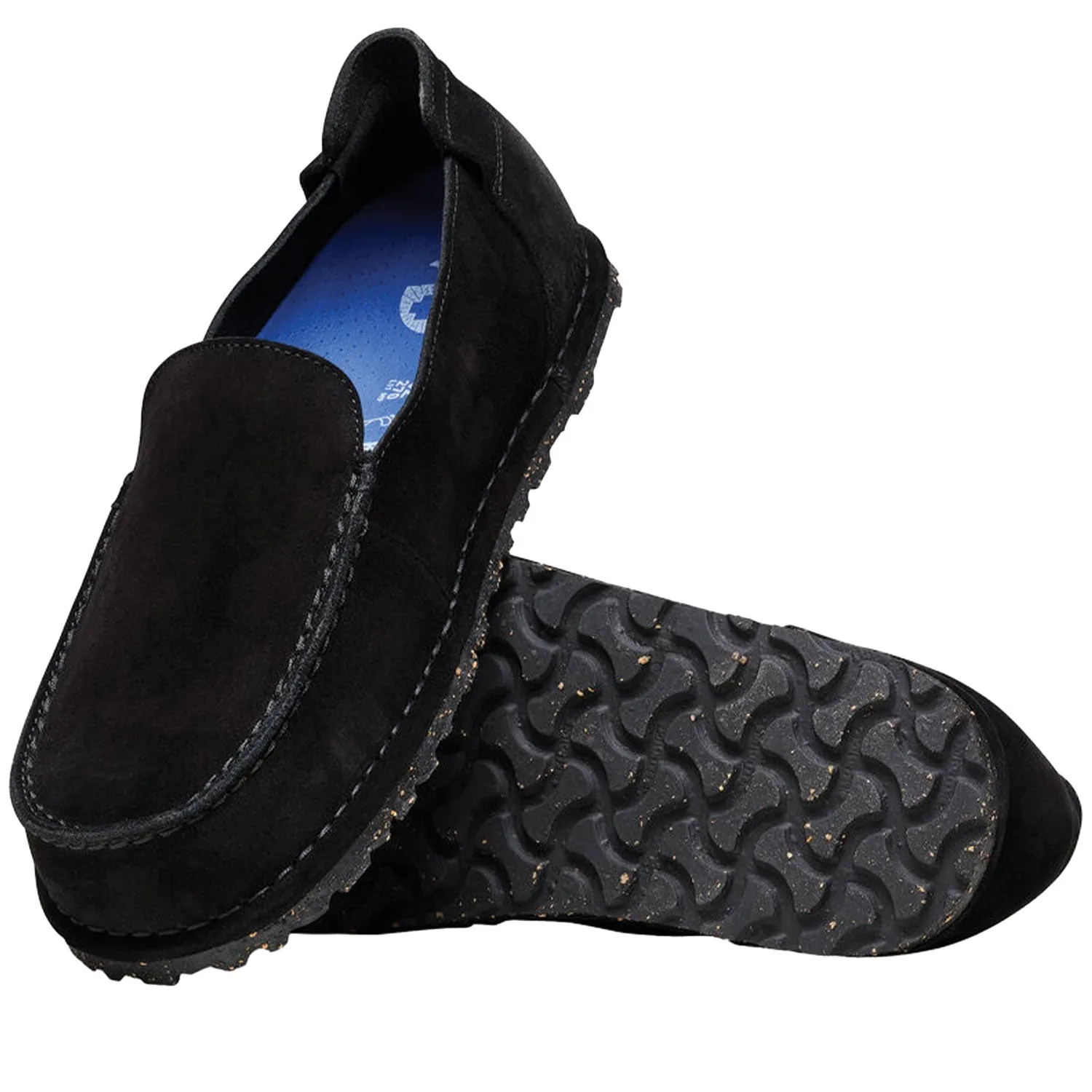 Men's Birkenstock Utti Black Suede