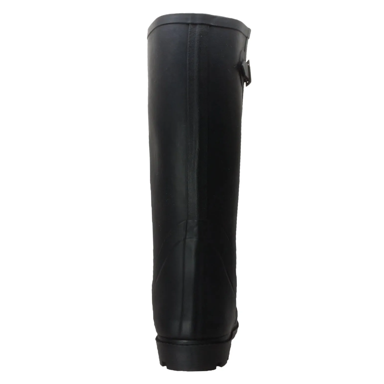 Men's Expandable Calf Rubber Boot Black - IH-1002