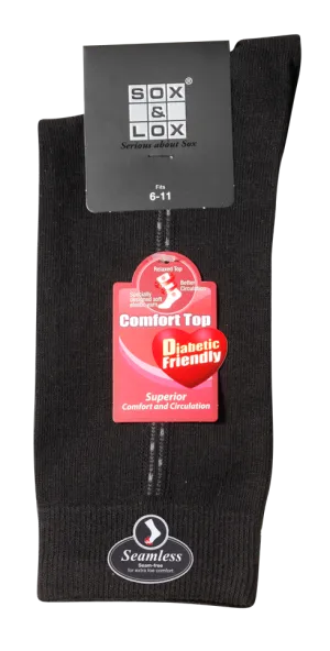 Men's Fine Business Diabetic Friendly [Seamless Toe]