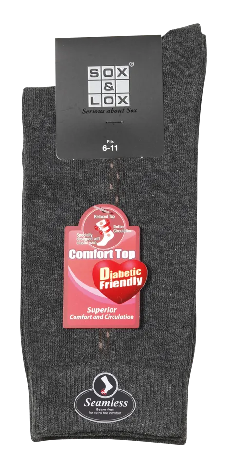 Men's Fine Business Diabetic Friendly [Seamless Toe]