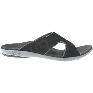 Men's Spenco Kholo Slide Carbon/Pewter Synthetic Nubuck