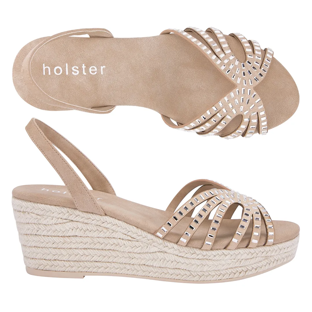 Mermaid Espadrille - Beige