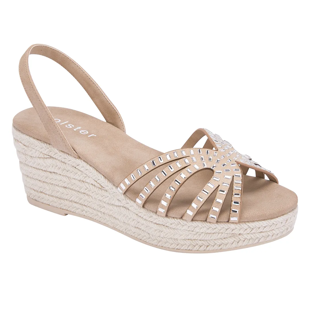 Mermaid Espadrille - Beige