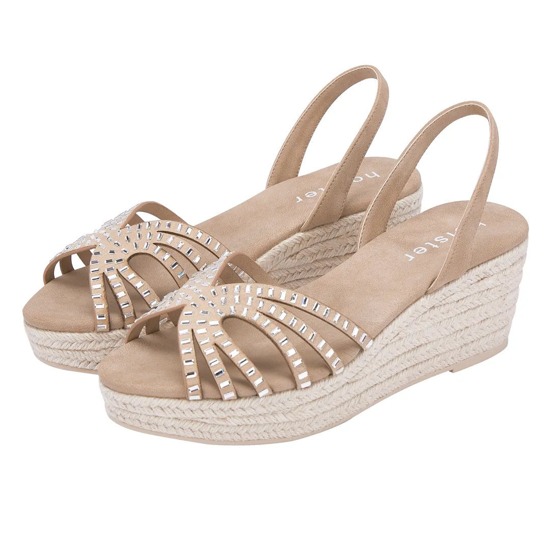 Mermaid Espadrille - Beige