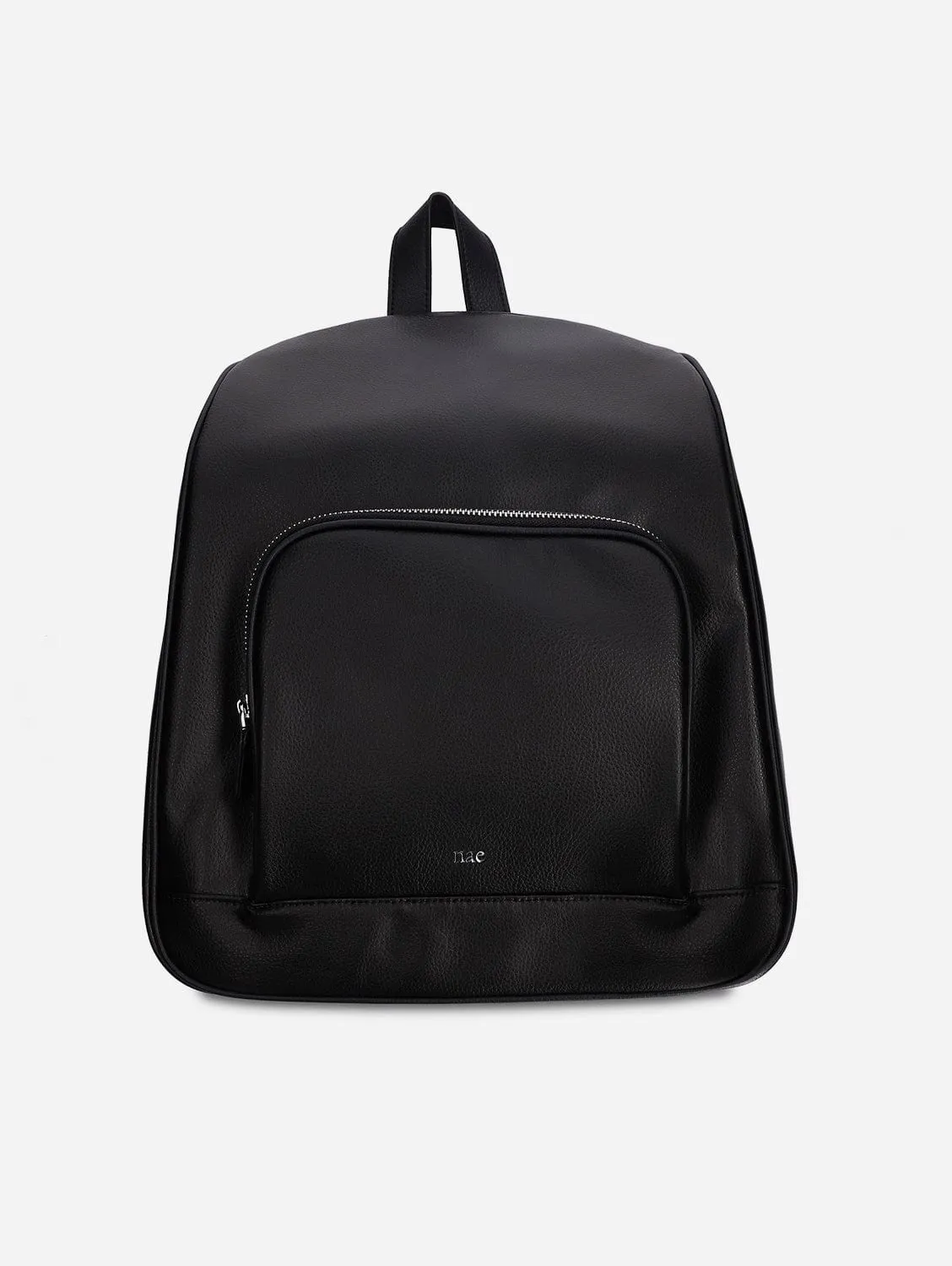 Mika Apple Leather Vegan Backpack | Black