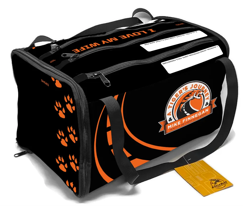 Mike Finnegan Health 2022 RACEDAY BAG™ Black Orange