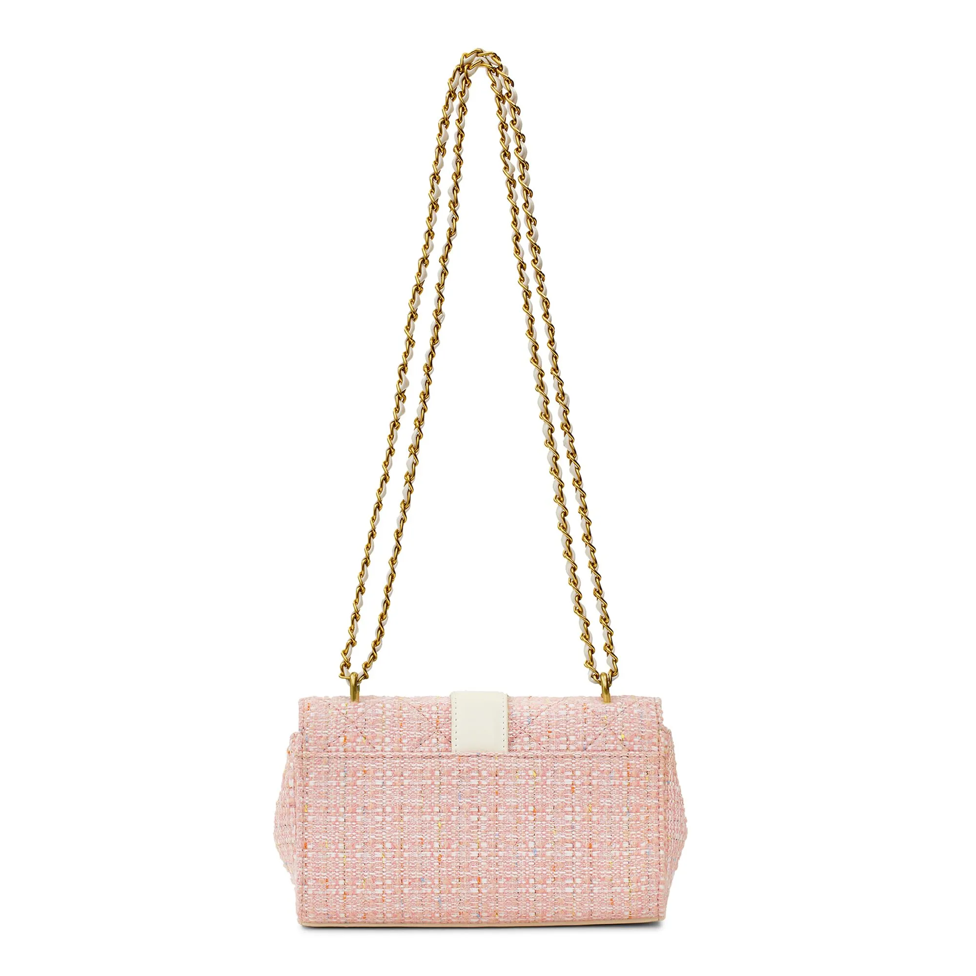 Miraggio Estelle Crossbody/Shoulder Bag with Convertible Sling (Tweed Pink)