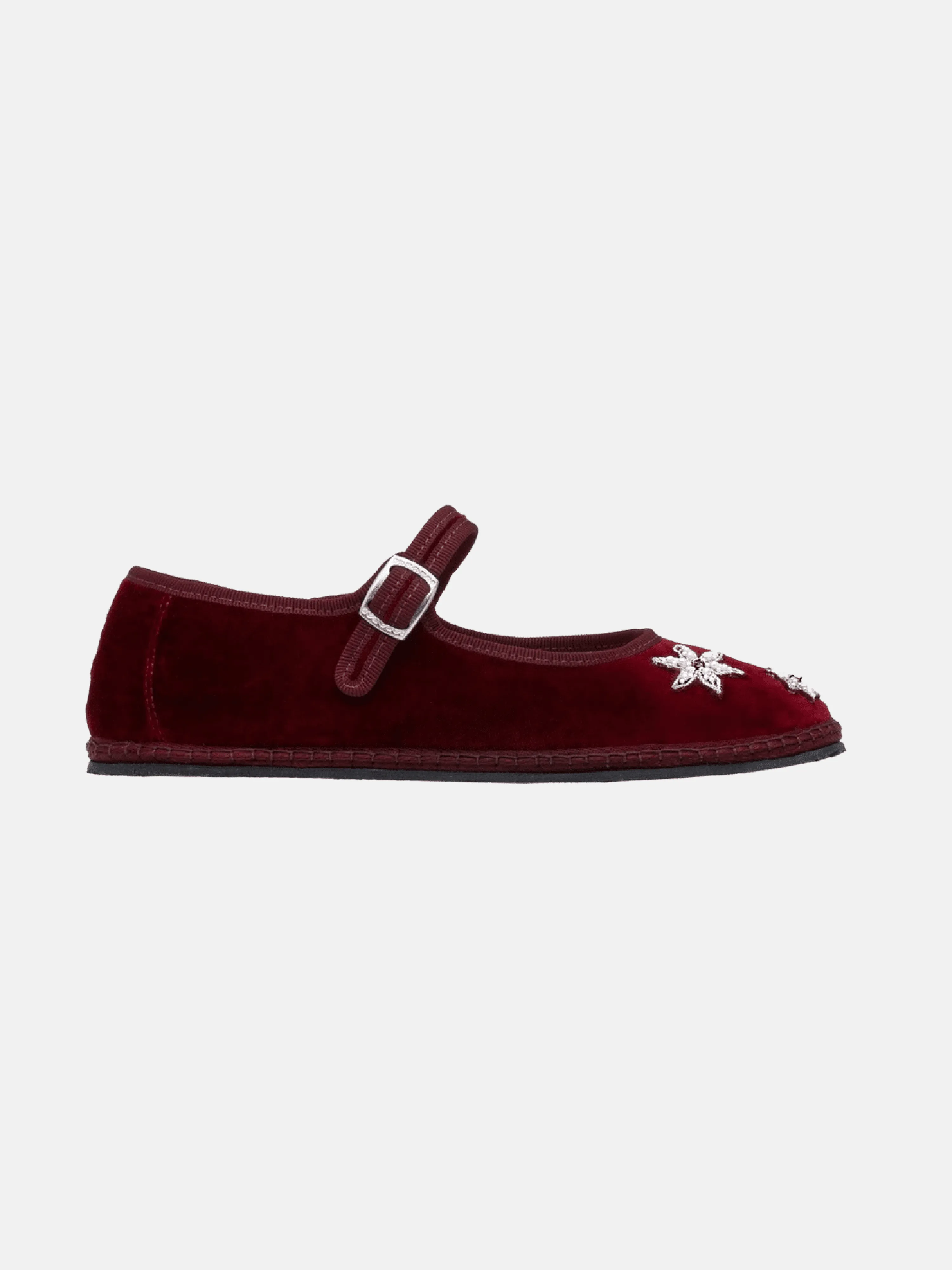 MJ Jinx Bordeaux Stars Embroidery