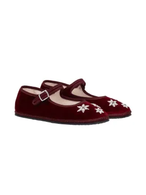 MJ Jinx Bordeaux Stars Embroidery