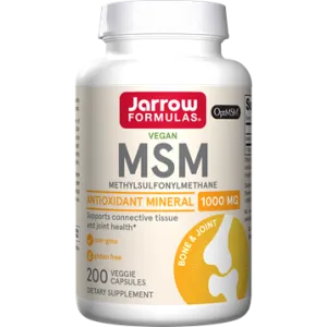 MSM 1,000 mg 200 caps by Jarrow Formulas