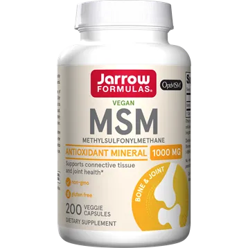 MSM 1,000 mg 200 caps by Jarrow Formulas