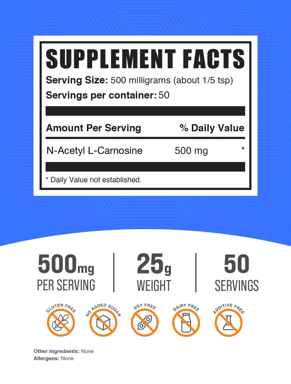 N-Acetyl L-Carnosine (NALC) Powder