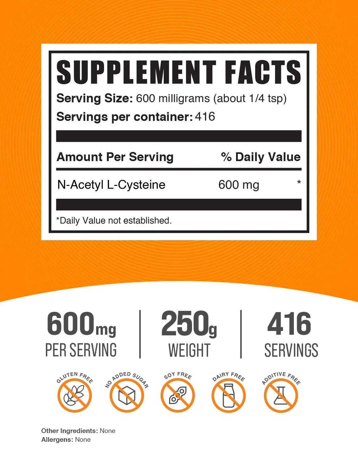 N-Acetyl L-Cysteine (NAC) Powder