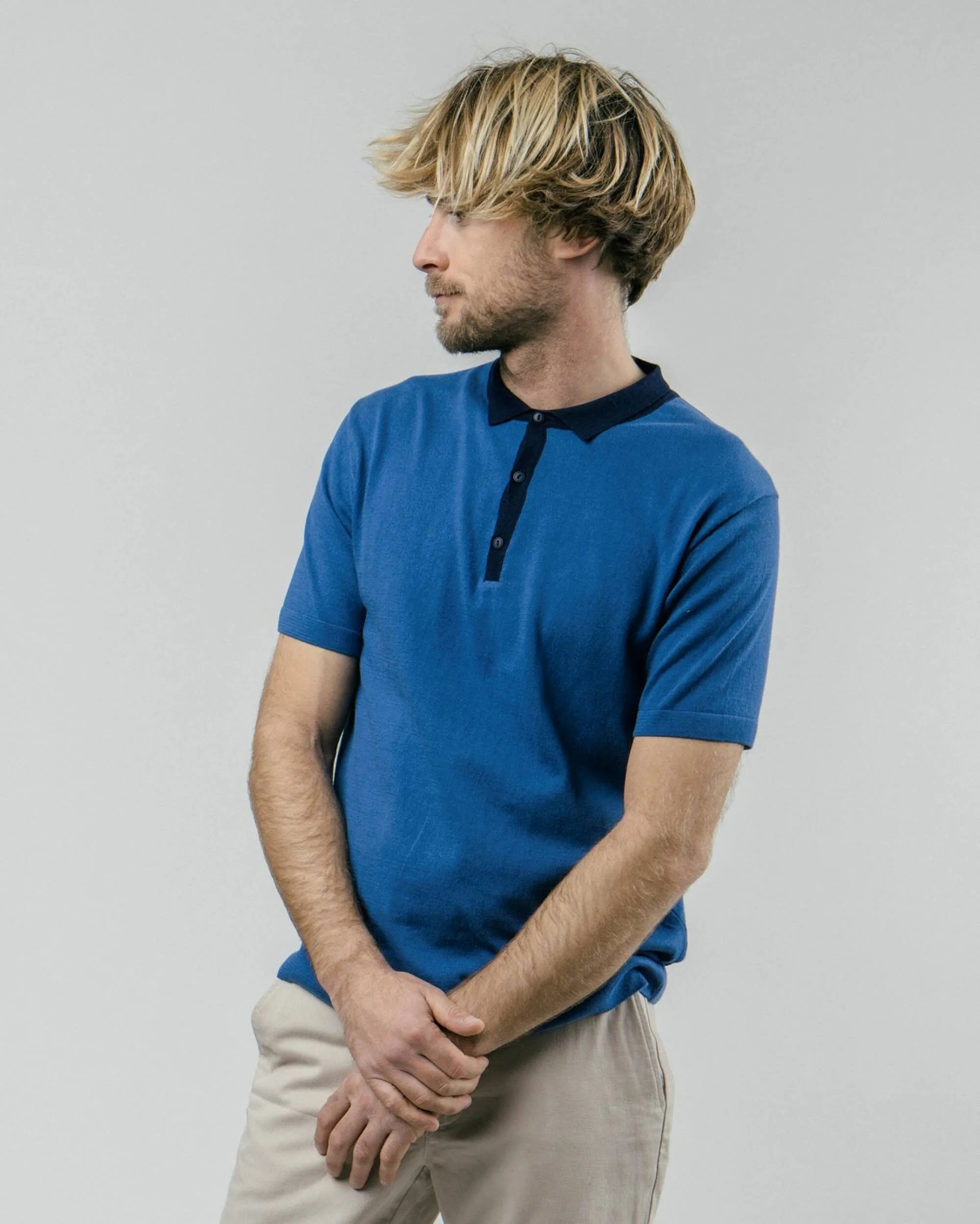 Navy Sky Polo Shirt