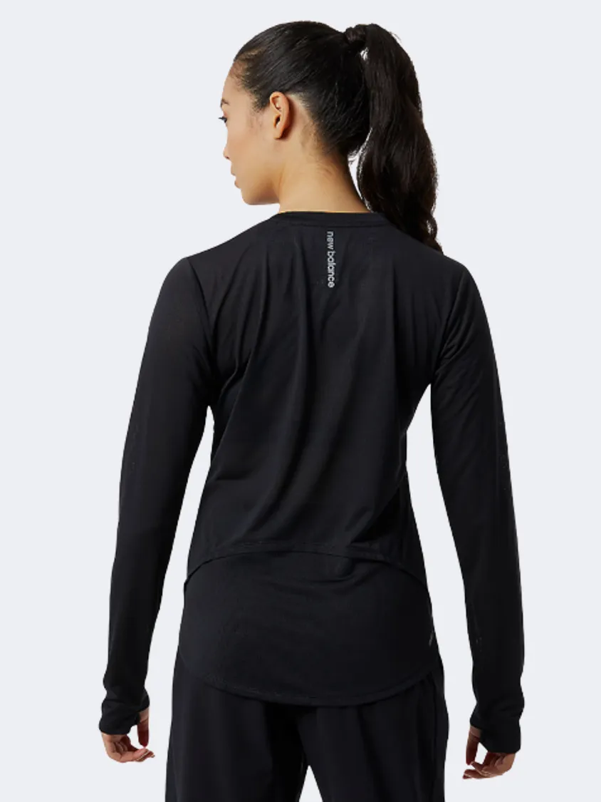 New Balance Accelerate Women Training Long Sleeve Black