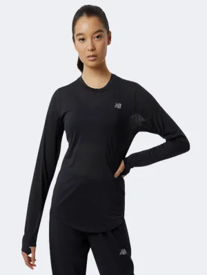 New Balance Accelerate Women Training Long Sleeve Black