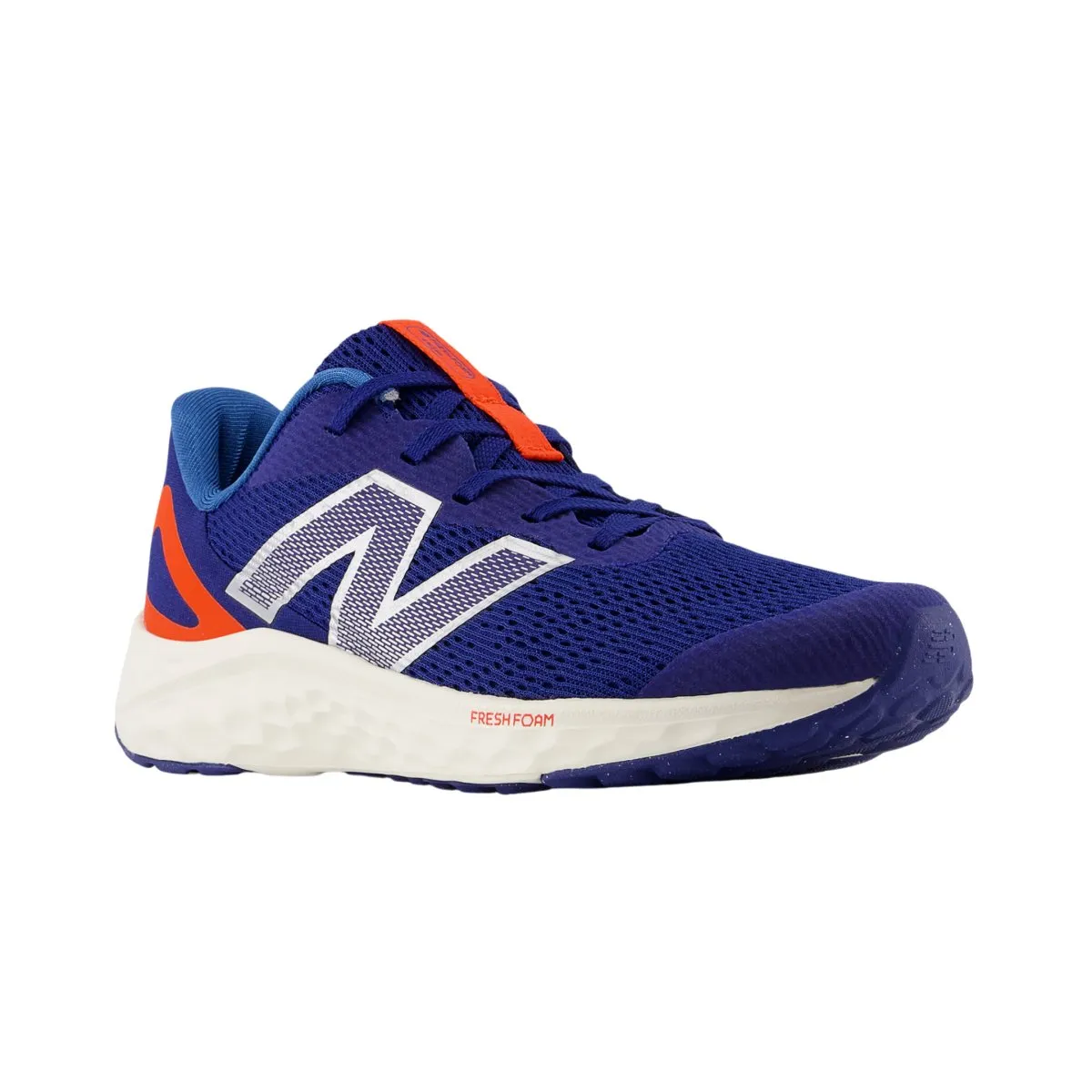 New Balance Boy's (Grade School) Fresh Foam Arishi v4 GPARIYN4 Inkwell/Neo Flame/Silver Metallic