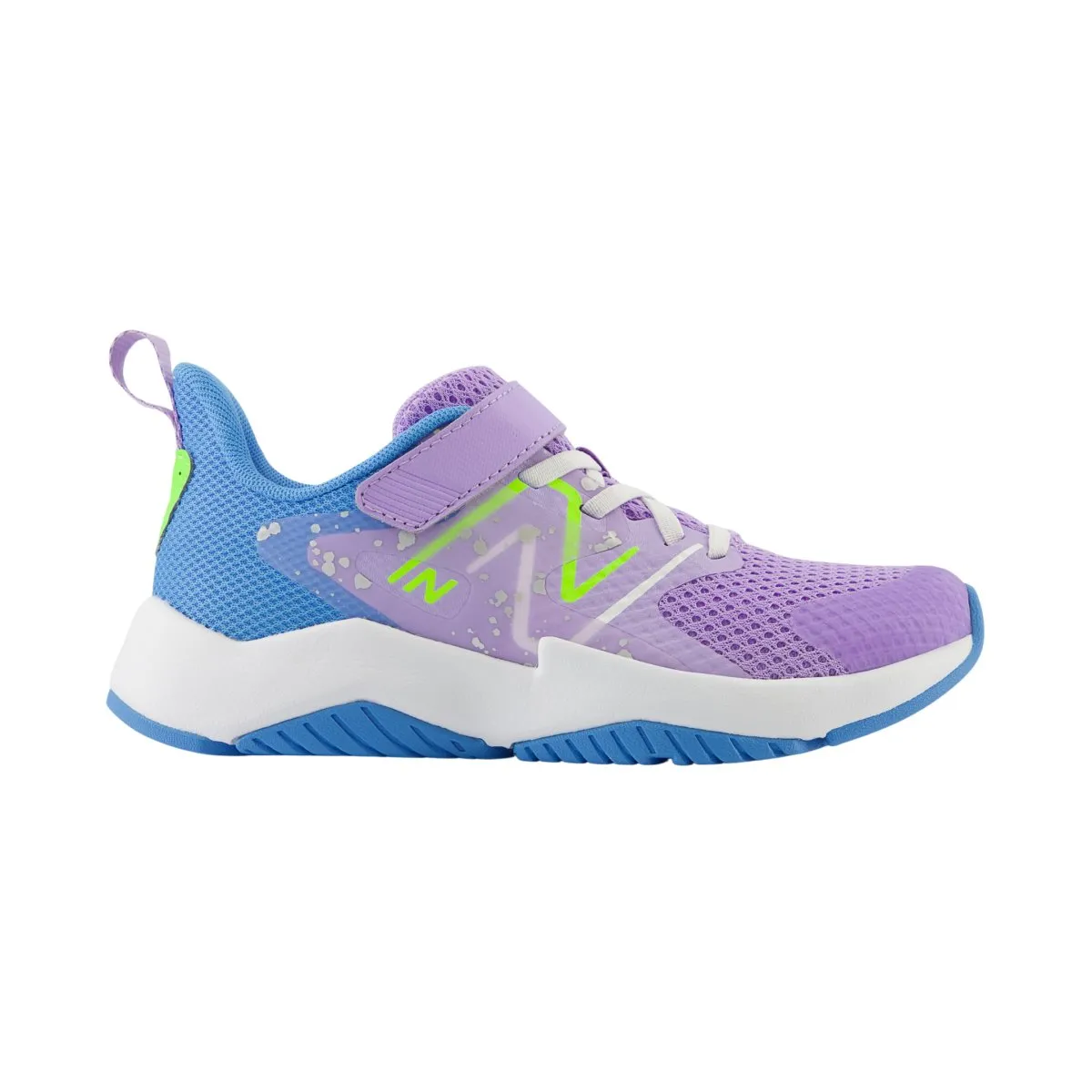 New Balance Girl's (Preschool) Rave Run v2 YTRAVHG2 Lilac Glo/Sky Blue/Pixel Green