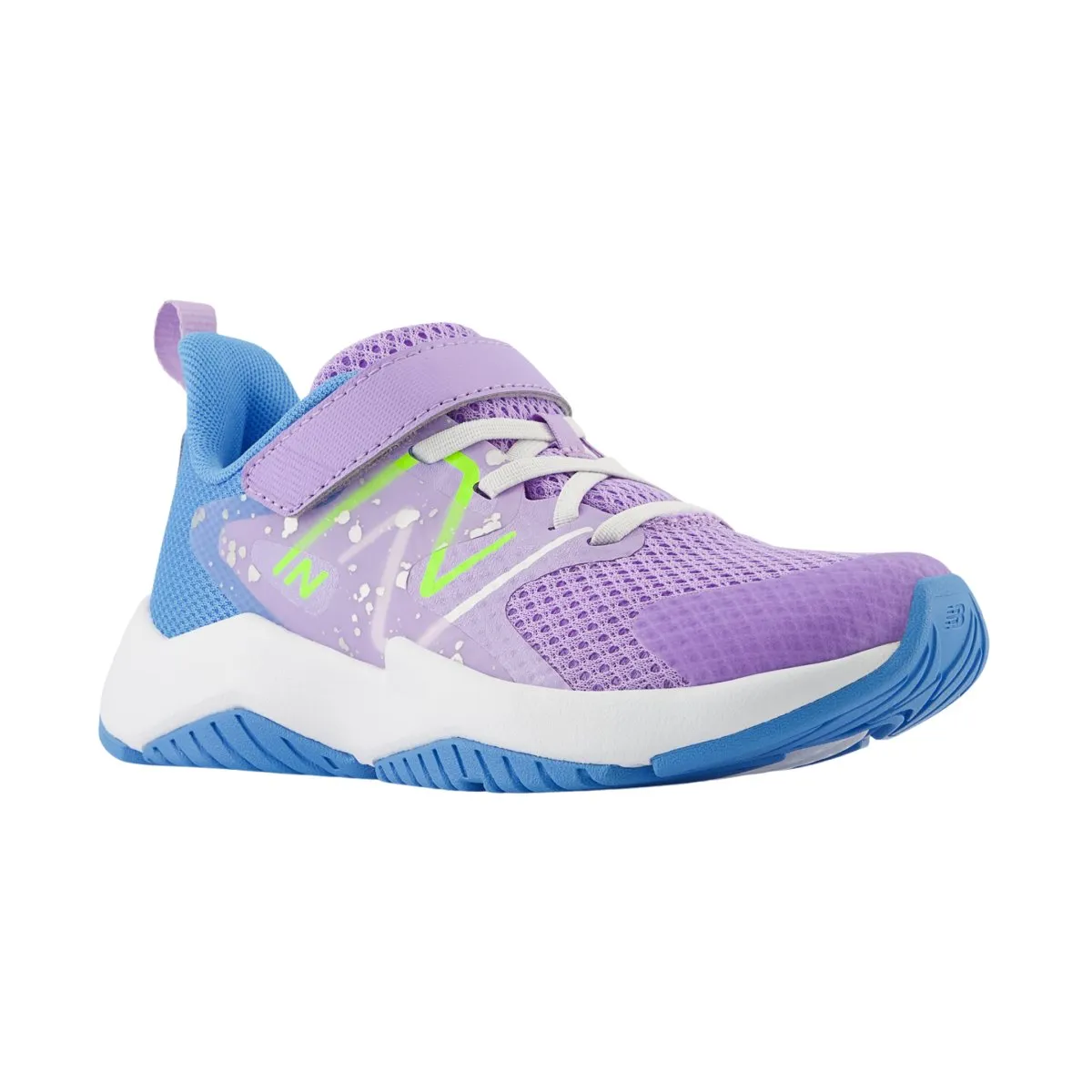 New Balance Girl's (Preschool) Rave Run v2 YTRAVHG2 Lilac Glo/Sky Blue/Pixel Green