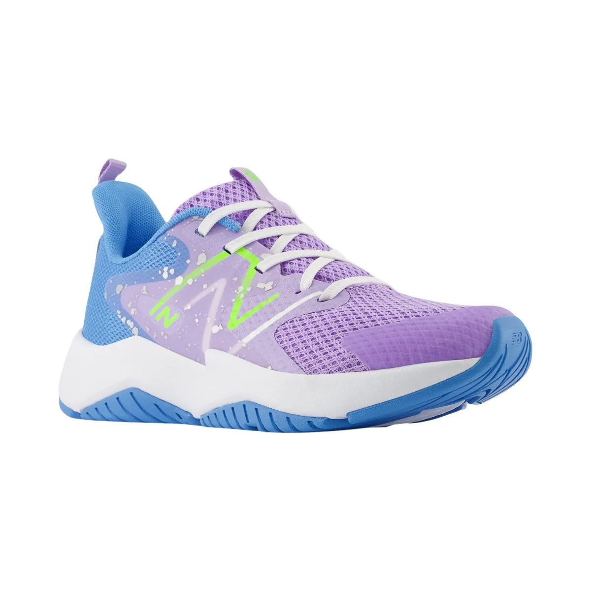 New Balance Kid's (Grade School) GKRAVHG2 Lilac Glow/Sky Blue/Pixel Green