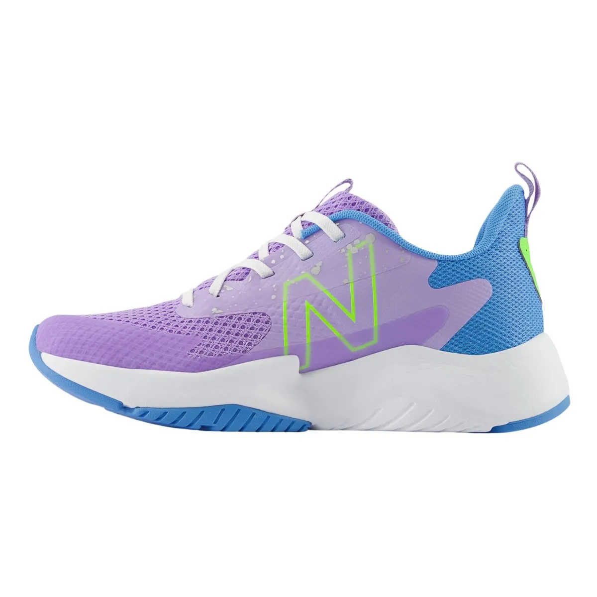 New Balance Kid's (Grade School) GKRAVHG2 Lilac Glow/Sky Blue/Pixel Green