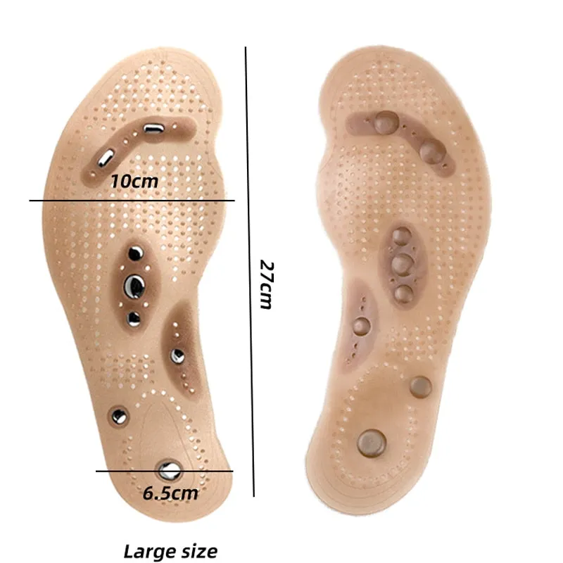 New Health Magnetic Therapy Massage Insoles for Men Women Weight Loss Promote Blood Circulation Foot Magnet Health Care Shoe Pad