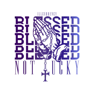 Nike Air Foamposite One “Eggplant” | illcurrency Black T-Shirt (Blessed not lucky)