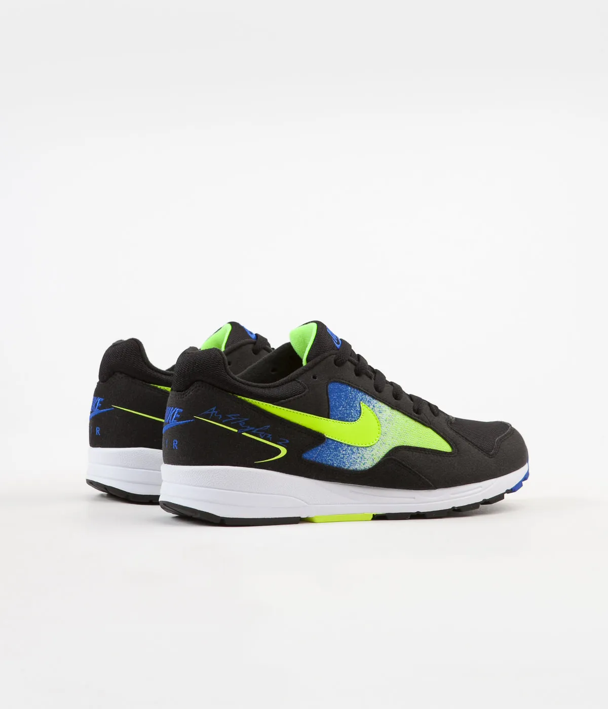 Nike Air Skylon II Shoes - Black / Volt - Racer Blue - White