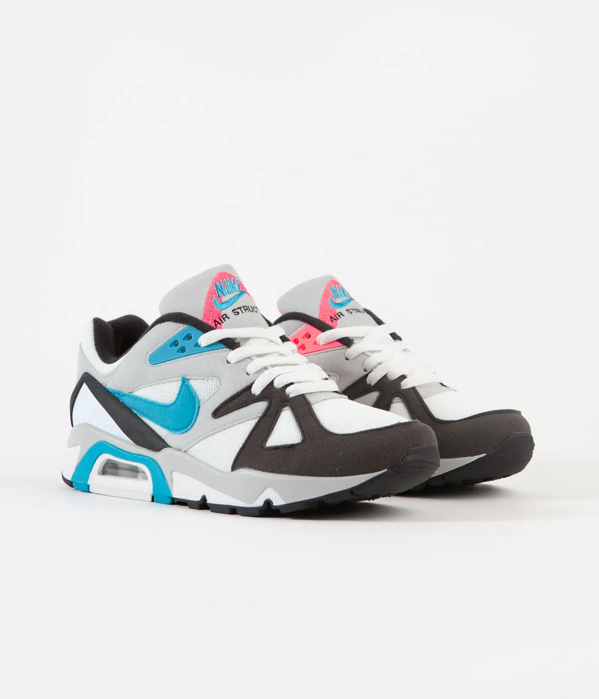 Nike Air Structure OG Shoes - Summit White / Neo Teal - Black - Infrared