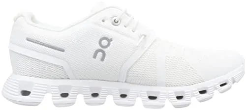 ON Women's Cloud 5 Sneakers, All White, 9 Medium US