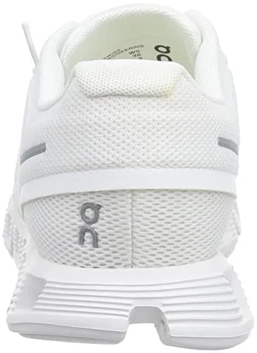 ON Women's Cloud 5 Sneakers, All White, 9 Medium US