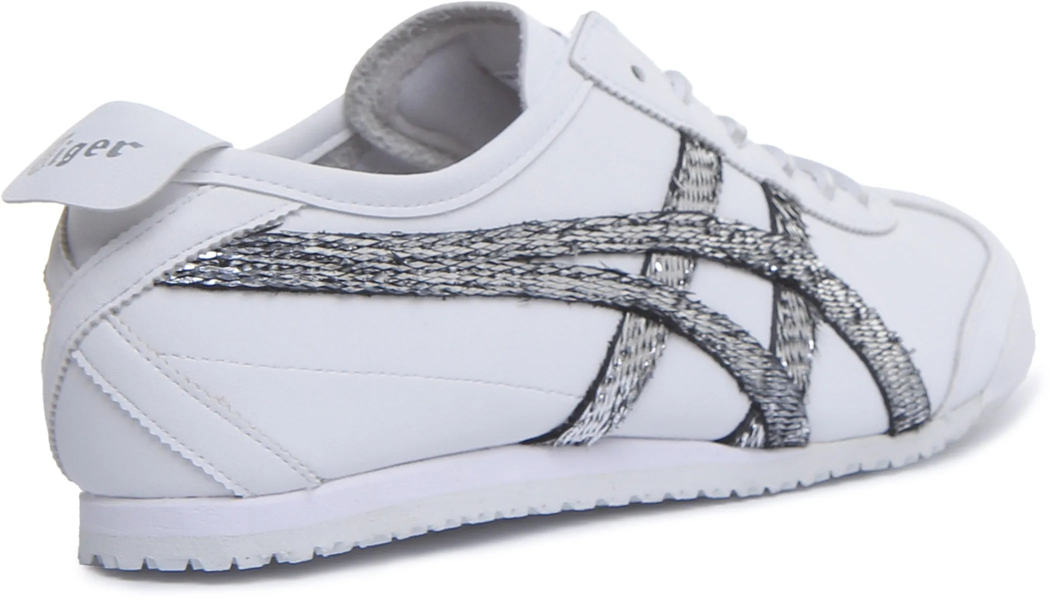 Onitsuka Tiger Mexico 66 In White Silver