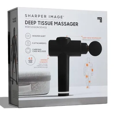 Open Box - Sharper Image Deep Tissue Massager - Black