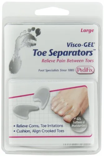 PediFix Visco-gel Toe Separators, Large, 2 Count