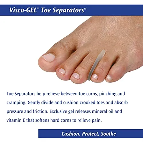 PediFix Visco-gel Toe Separators, Large, 2 Count