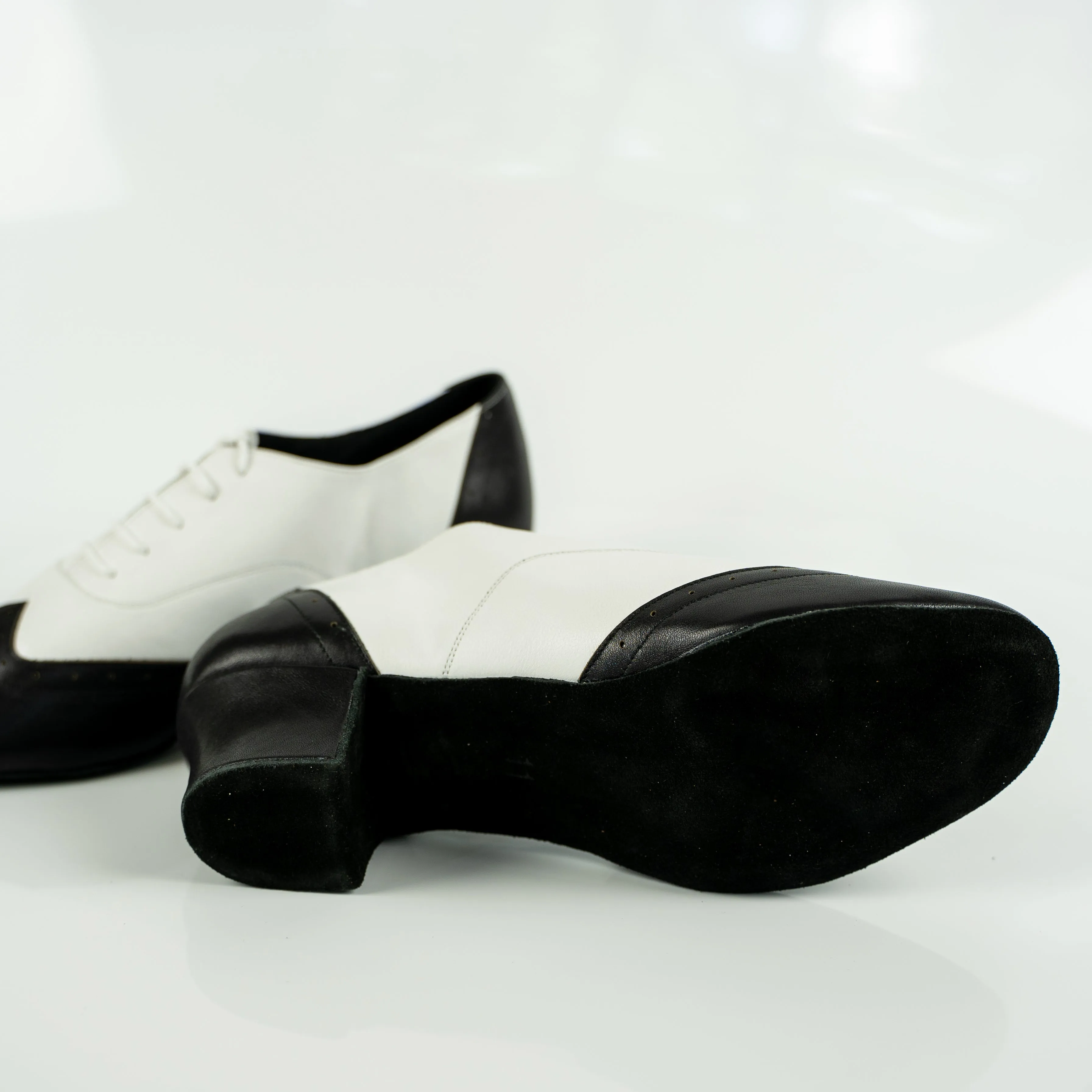 Polanski Black & White Men’s Mambo Cuban Latin Classic Dance Shoes