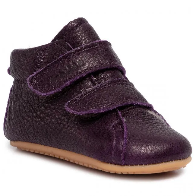 Prewalker Leather Sherpa Boot - Plum