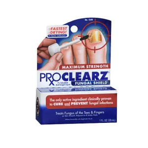 Proclearz Fungal Shield Brush-On Antifungal Liquid Maximum Strength 1 Oz By Pro Clearz