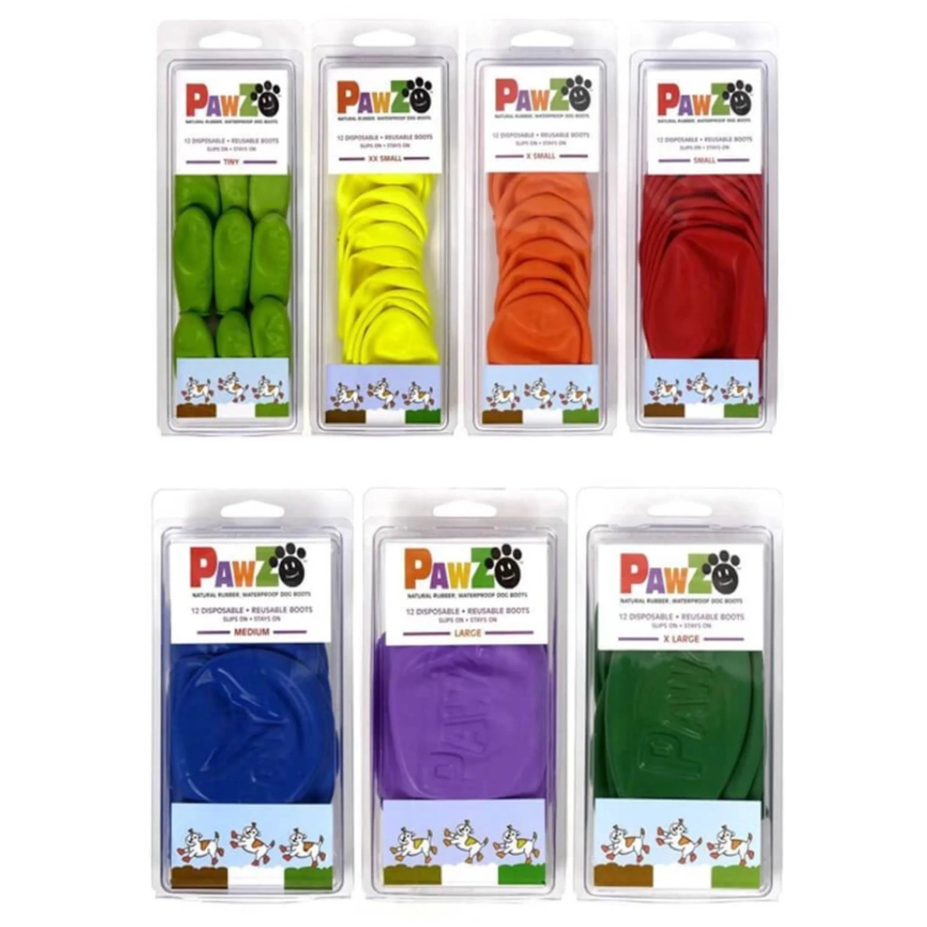 Protex Pawz Color - Disposable Dog Boots