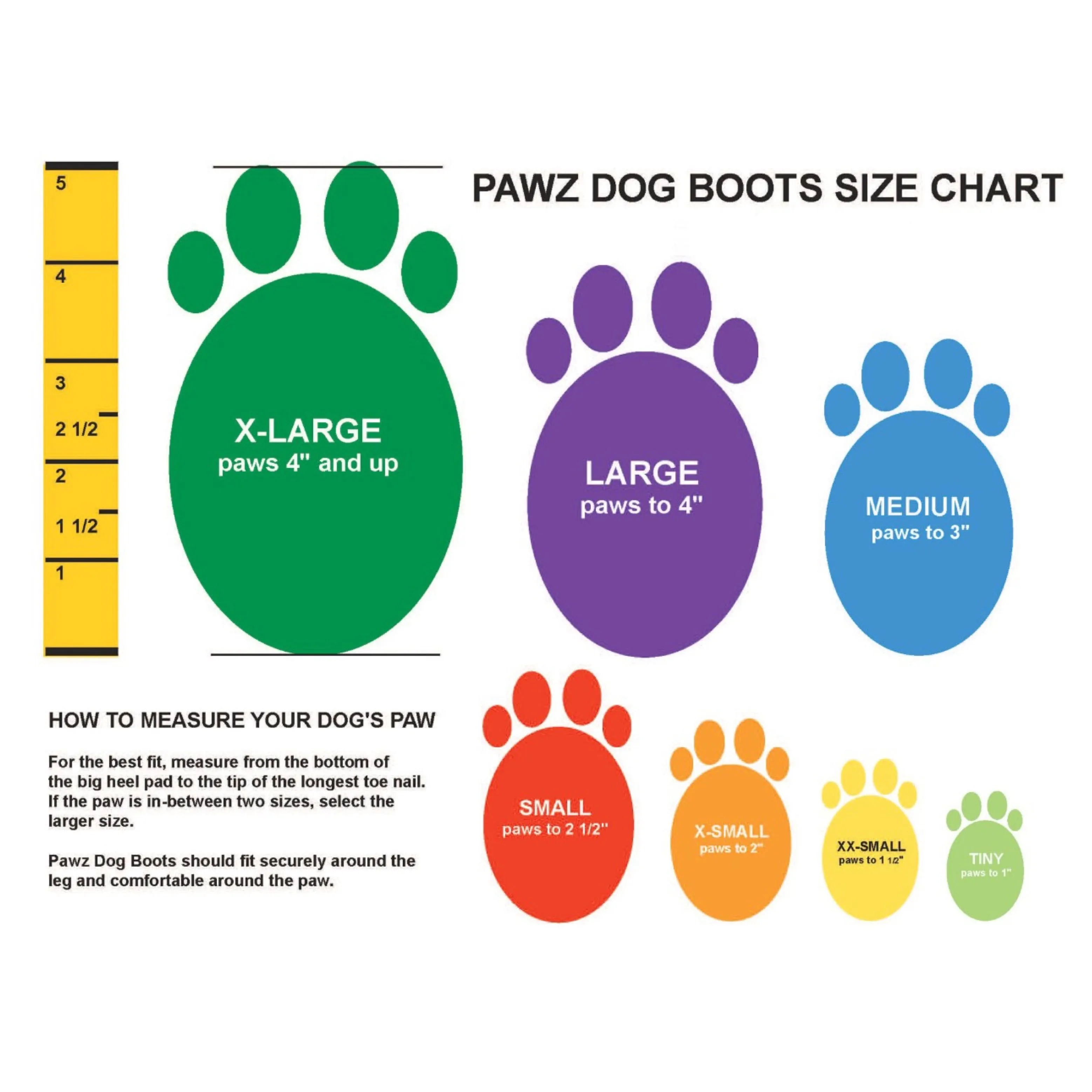 Protex Pawz Color - Disposable Dog Boots