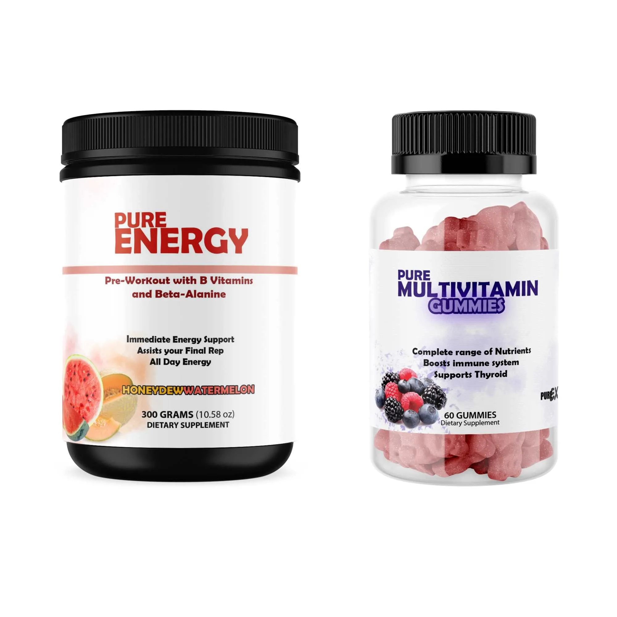 Pure Multivitamins   Pre-Workout Bundle