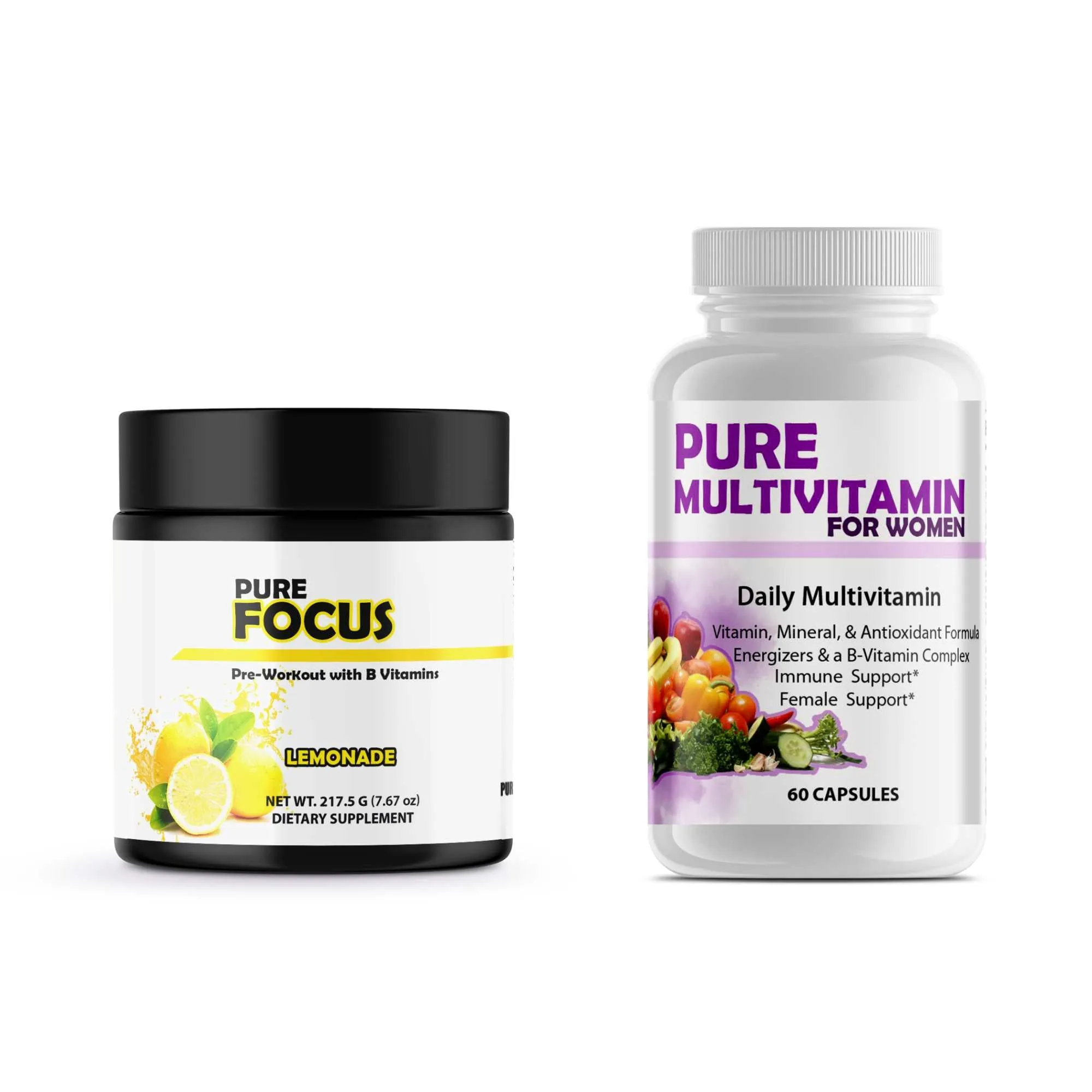 Pure Multivitamins   Pre-Workout Bundle