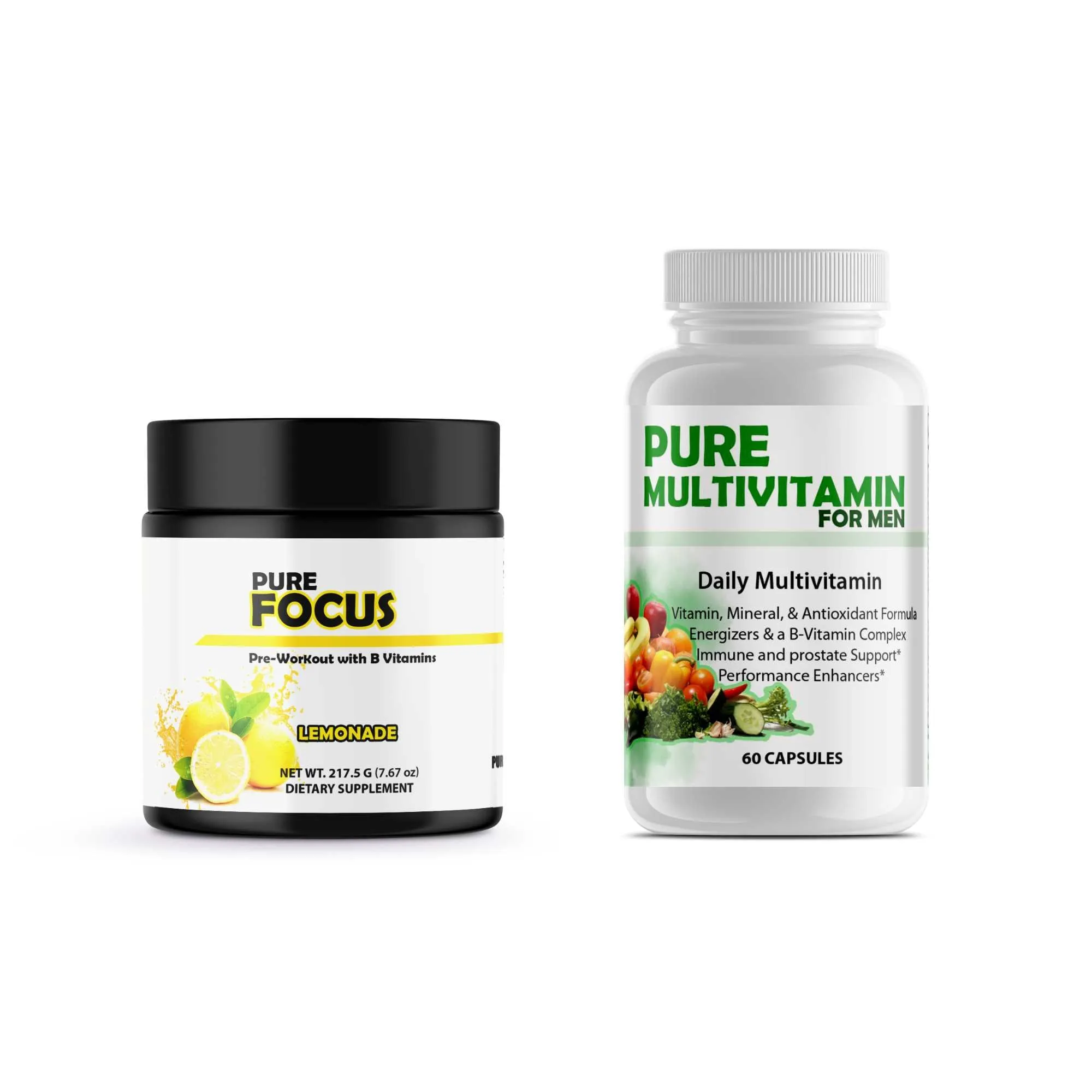 Pure Multivitamins   Pre-Workout Bundle