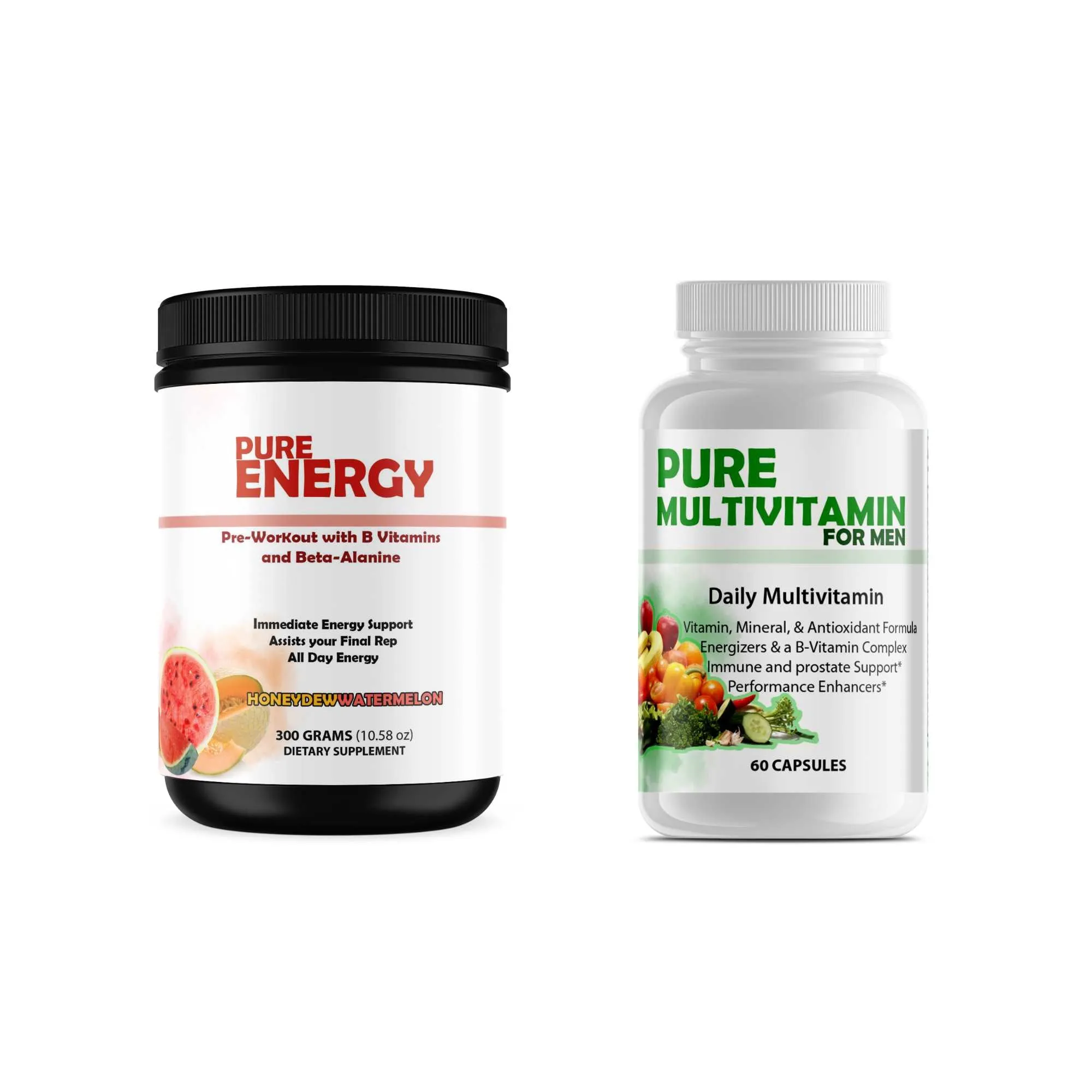 Pure Multivitamins   Pre-Workout Bundle