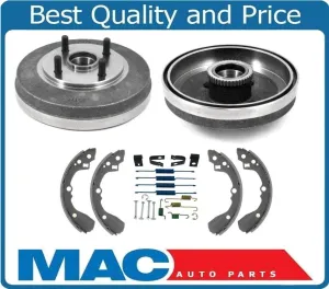 Rear Brake Drums and Shoes Springs with 4 Wheel ABS for Kia Rio 03-05