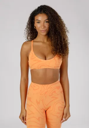 RecStretch DesB Everywhere Bralette Creamsicle