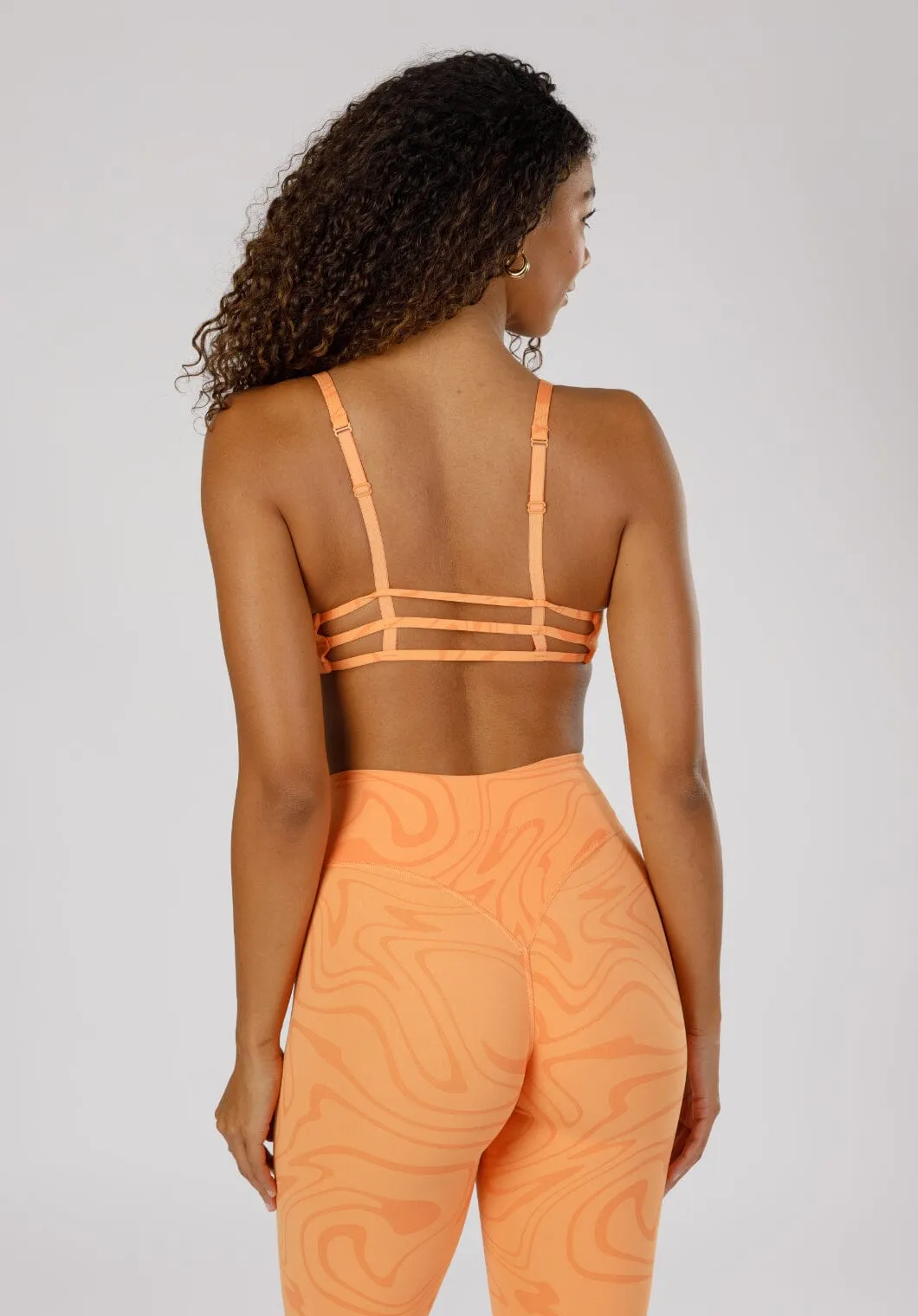 RecStretch DesB Everywhere Bralette Creamsicle