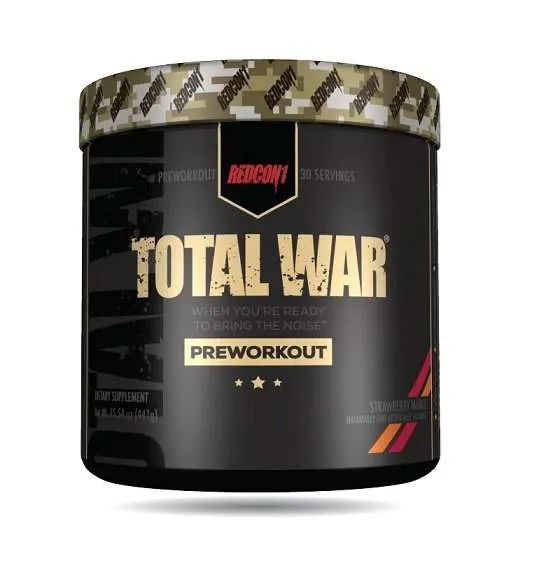 Redcon1 Total War - Preworkout, Strawberry Mango - 441 grams