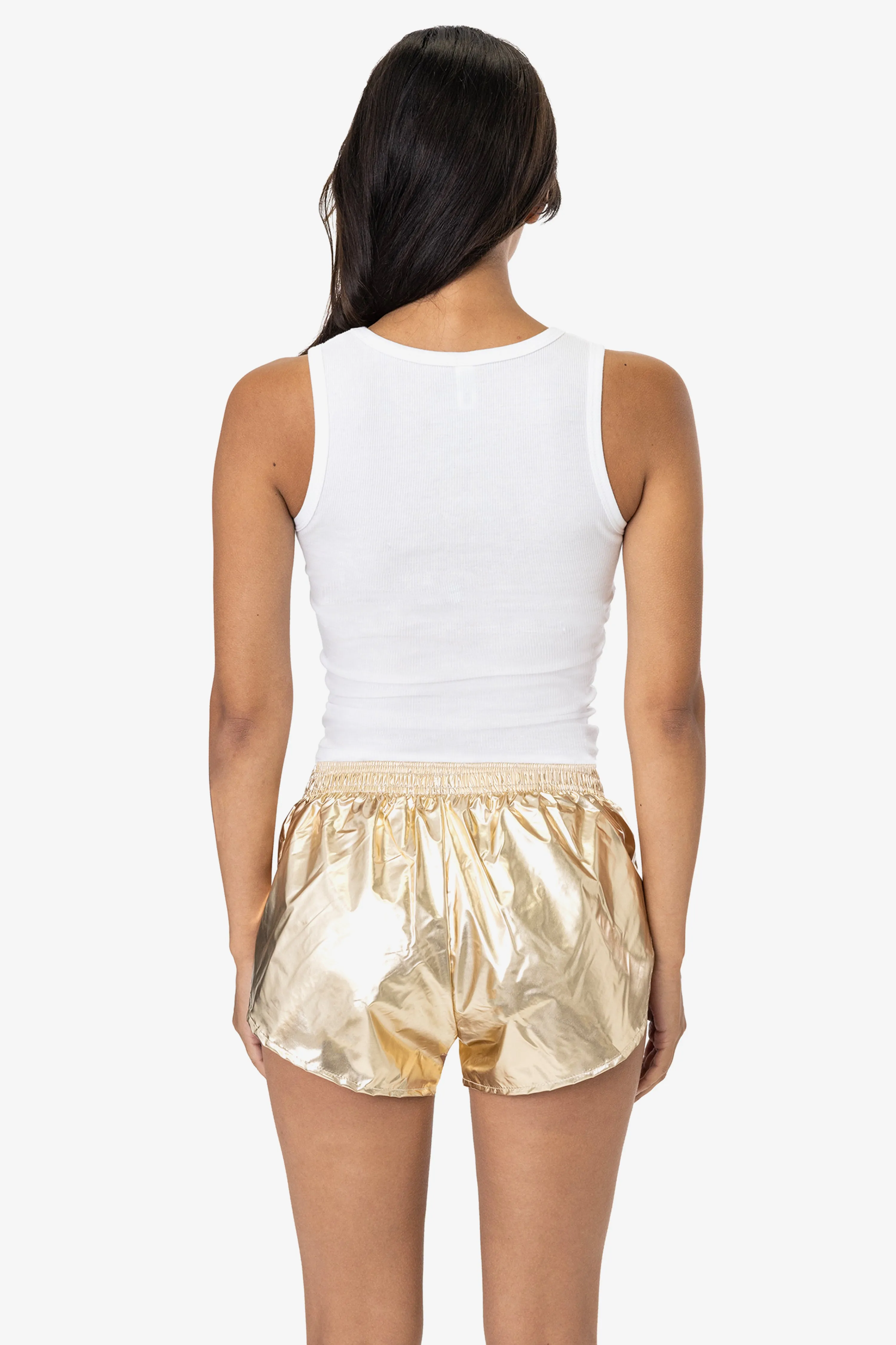 RNF304F - Metallic Nylon Foil Women's Running Shorts