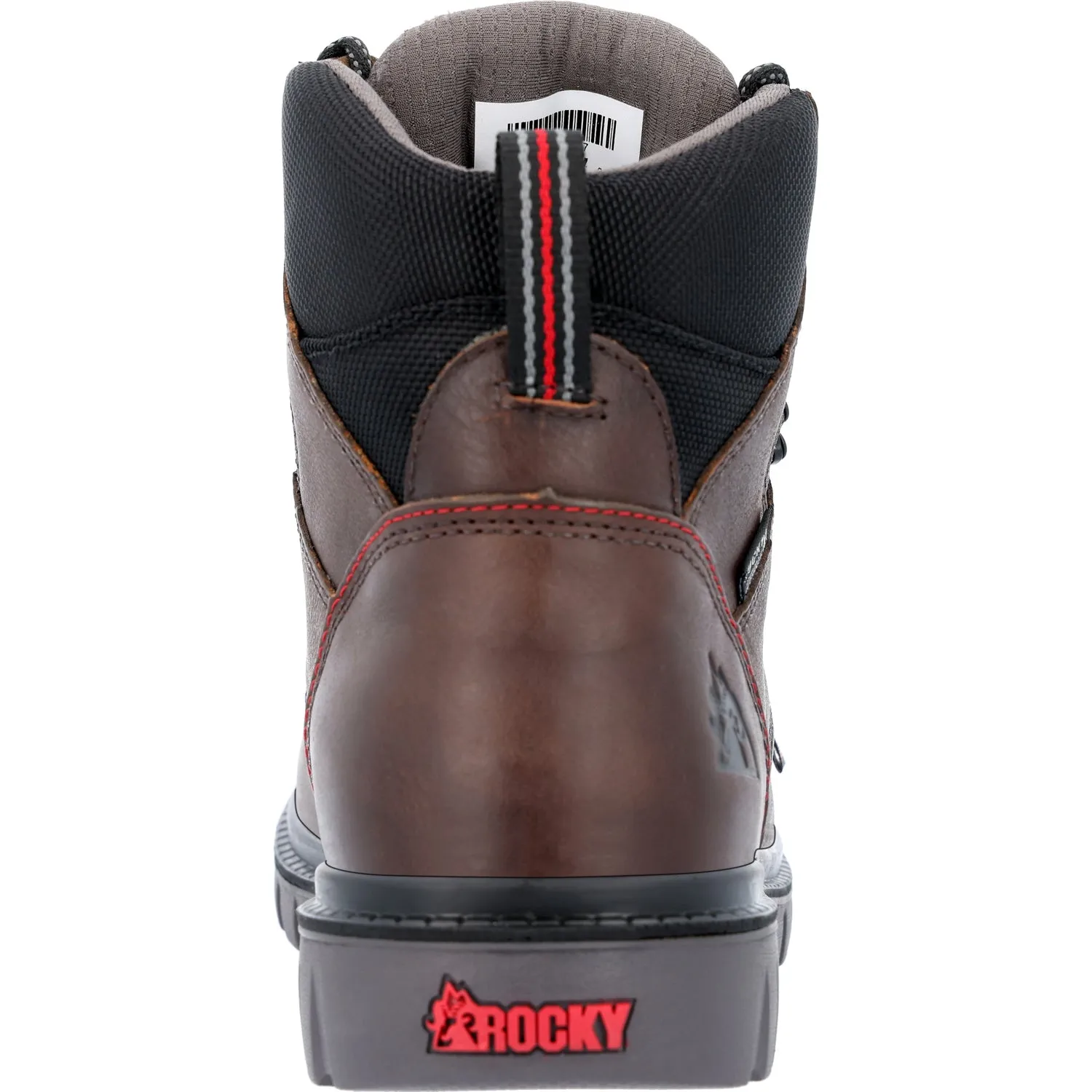 Rocky Mens Worksmart USA WP Brown Leather Work Boots